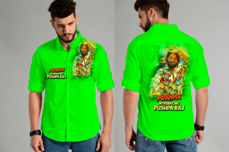 Neon Pushpa Raj Rich Swag Style 