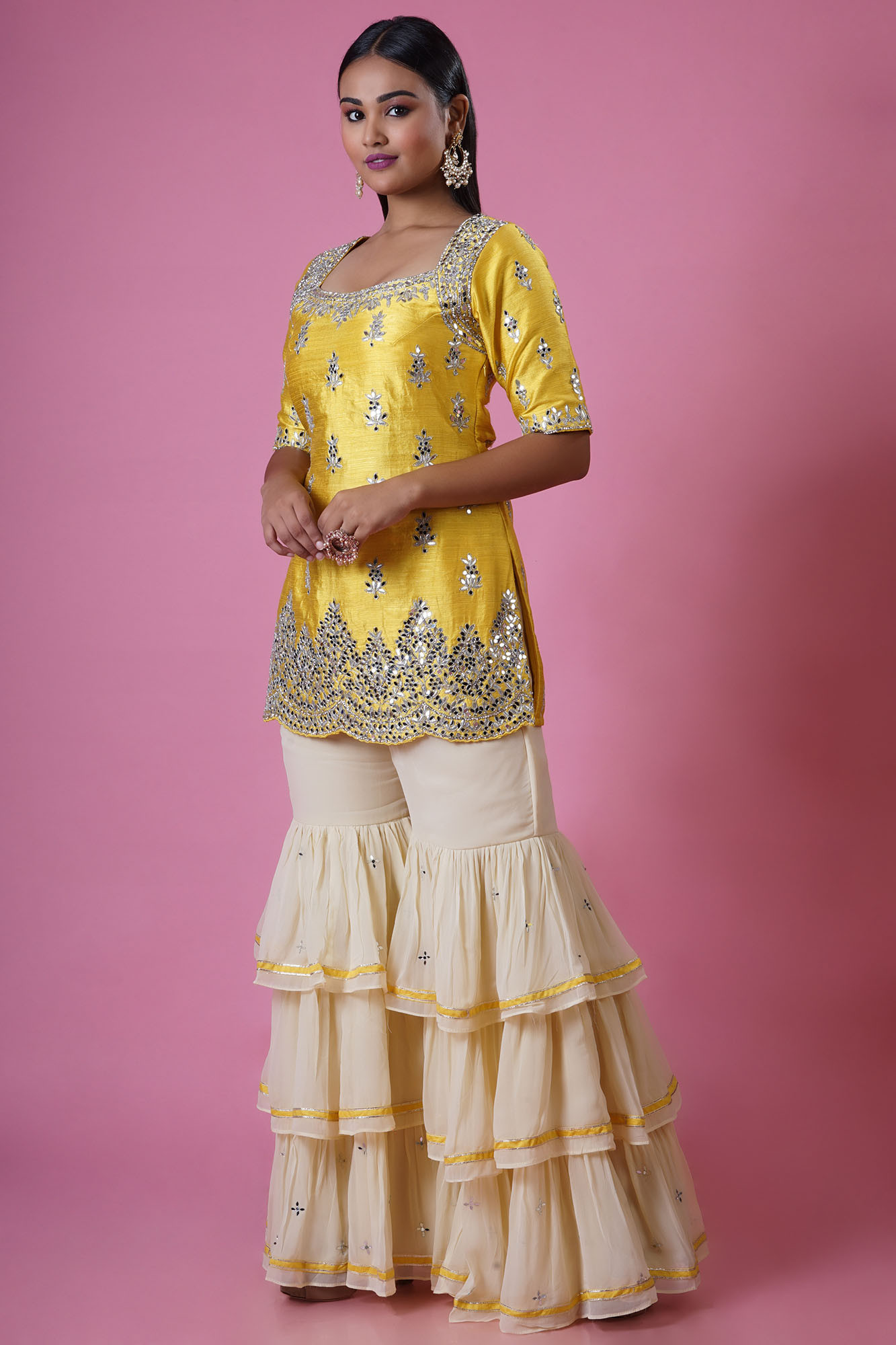 Yellow garara Suit